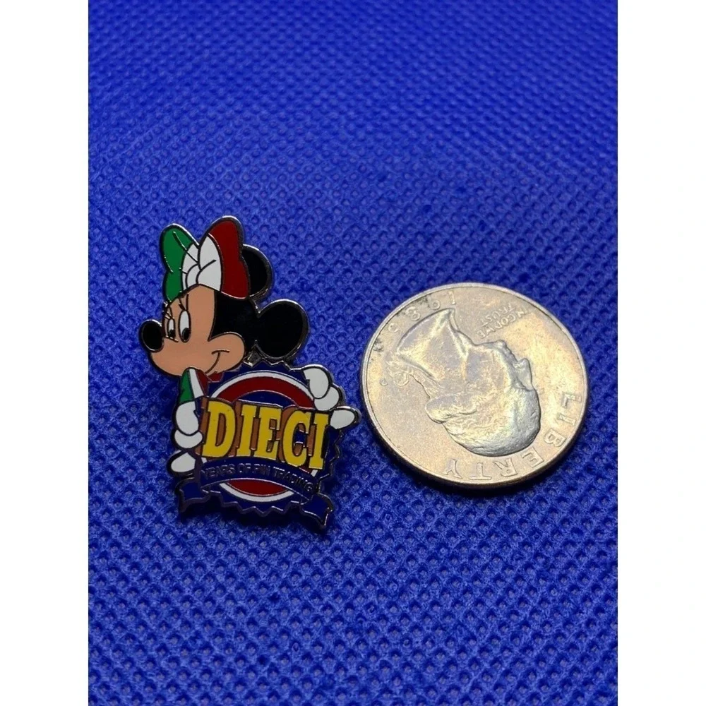RARE Minnie Mouse Pin With Purchase Disney Pin 10th Anniversary Trading 2009